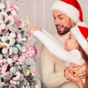 LANGXUN 6pcs Ice Cream Candy Land 2025 Xmas Birthday Party Suppiles Decoration, Hanging Candy Cane Christmas Tree Dcor, Christmas Decorative Hanging Ornaments Crafts