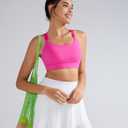 RUNNING GIRL Sports Bras for Women High Support, Adjustable Straps Hook Back Sports Bras for Women with Sewn in Pads (XL)