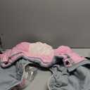 AOFITEE Dog Coat, Warm Dog Jackets for Small Dogs, Dogs Winter Coat with Harness Built in, Reflective Pet Winter Jacket, Waterproof Windproof Puppy Puffer Jacket Fleece Vest, Pink XS