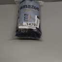 H.VERSAILTEX Round Ottoman Slipcover Ottoman Covers Slipcover Footstool Protector Covers Storage Stool Ottoman Covers Stretch with Elastic Bottom, Feature Real Velvet Plush Fabric (X-Large, Navy)