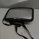 KeaBabies Baby Car Seat Mirror - Wide Shatterproof Backseat Infant Car Mirror for Baby Rear Facing, Crystal Clear View, Travel Accessories, Easy Install & Adjust for Removable Headrest (Matte Black) (Large 11.5 x 7.5")