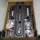 Perlegear Full Motion TV Wall Mount for 26-74 inch TVs, Height Adjustable TV Mount, Pre-Assembled Wall Mount TV Bracket with Tool-Free Tilt, Swivel, Fits 16 Studs, 99 lbs, Max VESA 400x400mm, PGMF21