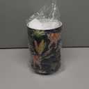 SPRIPORT Jungle Tigers Bedside Table Lamp for Bedroom Nightstand Lamp with Wood Base & Round Flaxen Fabric Shade Desk Reading Lamp for Living Room Home Office Dorm Working Reading