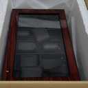 ANWBROAD Watch Box 20 Slot Watch Cases for Men with Large Glass Lid 2-Tier Watch Display Case Lockable Wooden Watch Organizer Elegant Watch Holder for Women UJWB002Y