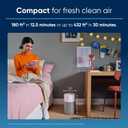 BLUEAIR Air Purifier for Home HEPA Air Purifiers for Pets, Allergies, Dust, Nursery, Office HEPASilent Techonolgy Air Cleaner for Small Rooms 432 sq ft coverage - Blue Pure 511