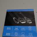 DisplayPort Cable 6.6FT, DP 2.1 Cable, 32.4Gbps High Speed, DP to DP Support 8K@60Hz 4K@144Hz, Gold-Plated Connector, DisplayPort Cord for Monitor, PC, Laptop, Gaming setups