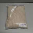 OUGES 2025 Fall Sweater Dress for Women Crew Neck Long Sleeve Knit Lightweight Casual Dresses (Large, Beige)