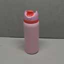 Owala FreeSip Insulated Stainless Steel Water Bottle with Straw for Sports and Travel, BPA-Free Sports Water Bottle, 32 oz, Pink, Angel Food Cake