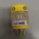 Leviton Grounding Lighted Plug End Replacement, 515PV-LIT