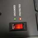 CCCEI 2PCS Heavy Duty Power Strip Surge Protector 20 AMP, 8 Outlets 12 Gauge Shop Garage Metal Multiple Outlets, 6 FT Extension Cord 5-15P Adapter High Amp 6-20R T-Slot 20a for Appliance Black.