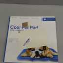 The Green Pet Shop Cool Pet Pad - Medium, Blue - Self-Cooling, Pressure Activated Mat for Dogs & Cats from 21-45 lbs - Non-Toxic Gel, No Water Needed