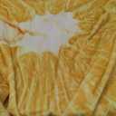 Excervent Realistic Fruit Lemon Blanket, 290 GSM Funny Realistic Food Blanket, Novelty Super Soft Yellow Flannel Throw Blankets, 60 inch