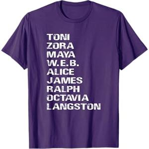 Famous Black Authors of the 20th Century T-Shirt, S