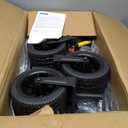 Collapsible Wagon Carts Foldable 570LBS Beach Wagon with Big All-Terrain Wheels Weight Capacity Heavy Duty Utility Carts with Cup Holders for Garden, Camping, Grocery, Sports Black