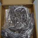 Hairui Lighted Garland Snow Flocked with Timer 6FT 48 LED Battery Operated Pre-lit Twig Vine Firepalce Mantle Table Winter Christmas Decoration Indoor Outdoor