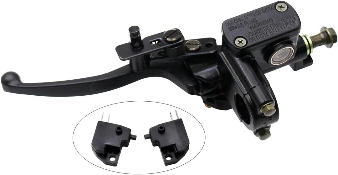 7/8" Front Left Hydraulic Brake Master Cylinder (10mm Banjo) for Pit PRO Quad Dirt Bike ATV TaoTao 50cc 70cc 90cc 110cc 125cc 150cc 200cc 250cc