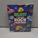 Dan&Darci Kids Rock Painting Kit - Glow in The Dark - Christmas Gifts Arts & Crafts for Boys and Girls Ages 6-12 - Craft Activities Kits - Creative Art Toys for 6, 7, 8, 9, 10, 11 & 12 Year Old Kid