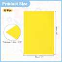 MECCANIXITY 10 Sheet Corrugated Cardboard Paper, 20 x 14 Inch Corrugated Wrap Paper Sheet Flat Cardboard Insert for DIY Art Crafts Packing Shipping Mailing, Yellow