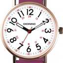 cicininc Nurse Watch for Women,Analog Nursing Watches with 12/24 Hour Military Time,Second Hand