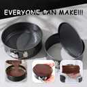 168pcs Cake Pan Sets for Baking + Cake Decorating Supplies: 3 Non-Stick Springform Pans Set (6, 8, 10 inches), Icing Tips Multi-functional Leak-Proof CheeseCake Pan
