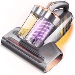 Mattress Vacuum Cleaner with UV & Ultrasonic and High Heating,Anti-allergen Powerful Handheld Vacuum for Bed,Sofa