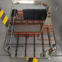 MOON MIRROR 24x36 Scalloped Mirror, Gold Rectangle Wall Mirror with Scallop Corner, Non-Rusting Vanity Mirror with Curved Cutouts Hangs Horizontal & Vertical