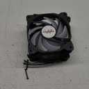 MUSETEX PC Fans, 120MM PWM ARGB Reverse Blade Computer Case Fans, Adjustable Speed, Customizable Lighting, Excellent Cooling Performance, Black, Pack of 3, MF