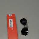 livho Sunglasses for Men Women Aviator Polarized Metal Mirror UV 400 Lens Protection (Black Grey)