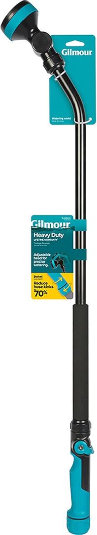 Gilmour Medium Duty Swivel Connect Watering Wand Hose Sprayer, 5 Pattern Watering Wand for Garden Hose