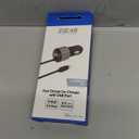 ZGear® Dual Output Lightning Car Charger with USB Port for iPhone 5, 6 ft
