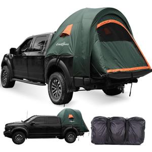 LIBERRWAY Truck Bed Tent for 2 Person, 5.5-5.8 FT Pickup Truck Tent with Waterproof Rainfly Oxford for Camping Travel Outdoor Chevy Silverado 1500 Dodge Ram 1500 Ford F-150 GMC
