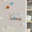 3 x City Themed Artwork Magnet Collection by Beary Blu - Designed in The USA, Collectible Souvenirs Gifts 2.5" x 3.5" (New York)