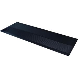 Indoor/Outdoor Rubber Runner Mat, Door Mat For Floor Protection, 27" X 20', Black (9A-110-27C-20)