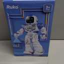 Ruko 6088 Programmable Robot with Gesture, Remote & APP Control, Rechargeable Robots Toys for Boys and Girls, Interactive LED Faces, Q&A Games, Gift for Kids 36, Blue