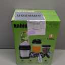 Nahida Blender for Smoothies, 1200W Smoothie Blender for Ice Crushing, Blenders with (2) 6-Fin Blades, Personal Blenders for Kitchen with 23oz, 32oz, 37oz Easy Go Cups for Juices, Silver