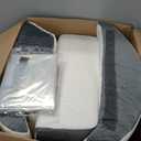 Yojoker 6pcs Orthopedic Bed Wedge Pillow Set for Sleeping, Post Surgery Foam for Body, Back and Leg Pain Relief Comfortable & Adjustable Support Pillows-Anti Snoring, Heartburn (Gray)