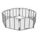 Evenflo Versatile Play Space Adjustable Play Area 8 Panel (Cool Gray)