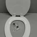 KOHLER Stonewood Quiet-Close, Elongated Toilet Seat Soft Close, Durable Wood, Easy Installation, Universal Fit, Home Essentials, White Finish, K-20466-0
