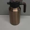 Carafes for Hot Liquids 51 oz - 12 Hour Stainless Steel Thermal Coffee Carafe-Insulated Coffee Carafes For Keeping Hot/Cold Coffee, Tea, Water, 1.5 Liter Beverage Dispenser(Gold)