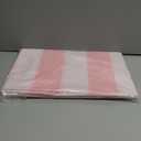 Misaya 3 Packs Striped Disposable Table Cloth, 54 x 108 Inch Waterproof Rectangle Tablecloth, Leakproof & Sturdy Decorative Table Covers for Picnic, Party and Outdoor, Pink and White