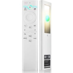 BN59-01391A Solar Voice Remote for Samsung Frame TV Remote Replacement with Voice Search, Apps and Solar Charging for Samsung 2021-2025 Neo LED Smart 4K Ultra HD TV, 4 Shortcut Buttons