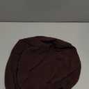 uxcell Ottomen Cover Round, Stretch Ottomen Slipcover Fit Diameter 9.8"-12.6", Non-Slip Footstool Protector Cover for Bedroom Brown