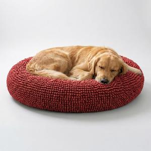 Muddy Mat® Cloud K-9 Bed for Dogs & Cats, Soft & Relaxing Donut Dog Bed, Chenille Material, Removable Cover, Washable & Dryer Safe-Red

Large(40'x40')