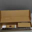 KAMANINA Curtain Rods 32 to 58 Inches (2.6-4.8ft), Antique Bronze Single Curtain Rod for Windows, 7/8 Inch Decorative Drapery Rod with Round Finials