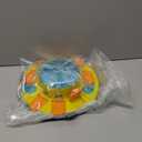 Potaroma Dog Puzzle Toy 2 Levels, Slow Feeder, Pup Food Treat Feeding Dispenser for IQ Training and Entertainment for All Breeds 4.2 Inch Height (Yellow Blue)