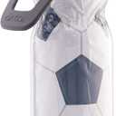 O2COOL Mist 'N Sip Misting Water Bottle 2-in-1 Mist And Sip Function With No Leak Pull Top Spout Reusable Sports Water Bottle - 20 oz (Soccer)