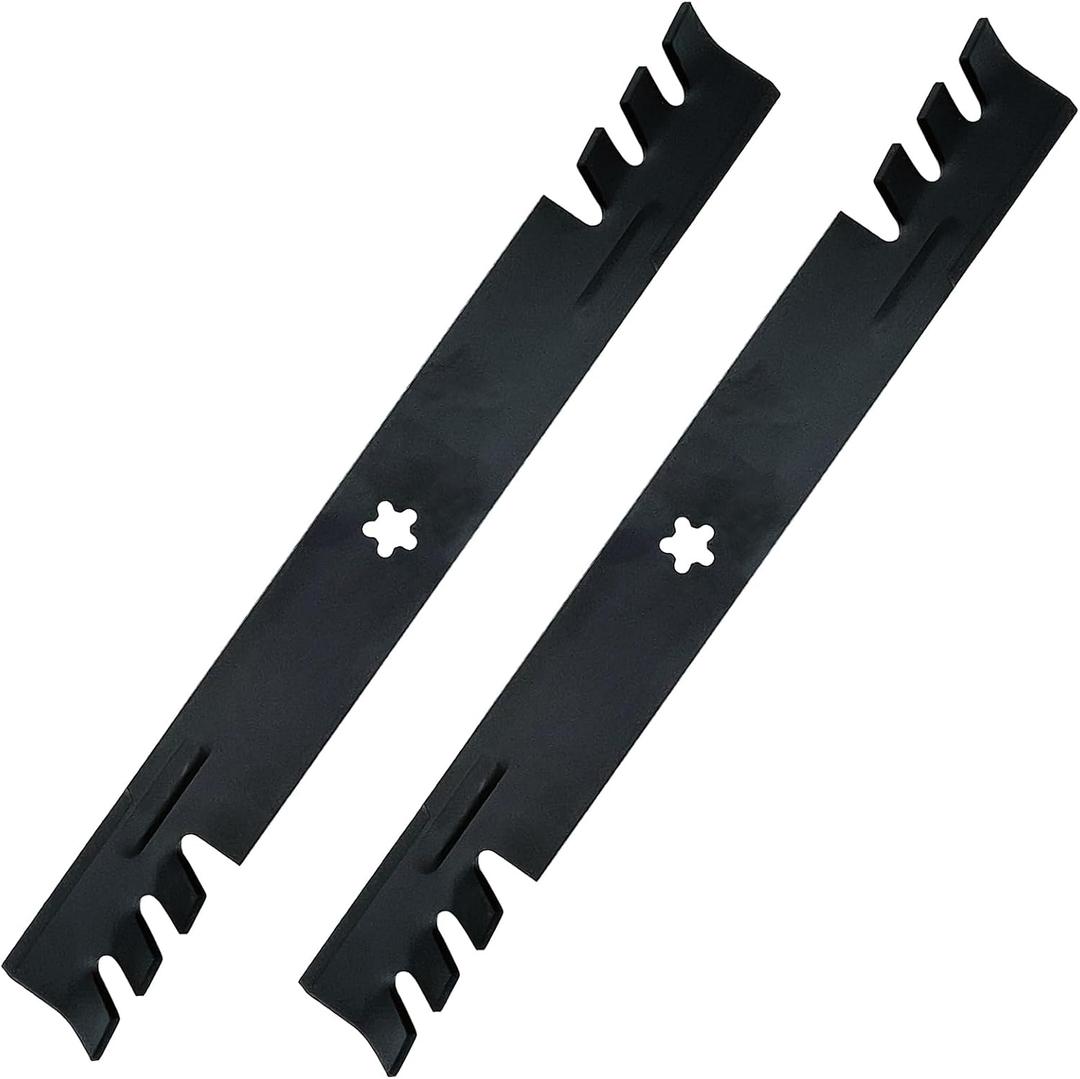 Mower Mulching Blades 138971 fits for 42" Poulan/Husqvar/Craftsman 2 Blades Set Replaces 561713XB 138498 532138971 138971x431 PP24005