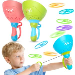 Outdoor Toys for Kids Ages 4-8, 3 Packs Flying Catching Game, Outside Manual Capture Chasing Toys for Ages 3-7, Fun Family Games for Boys Girls Ages 2 3 4 5 6
