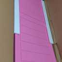 9-Tier Foldable Shoe Rack for Closet Entryway 18-36Pairs, Stackable Clear Shoe Storage Boxes Organizer With Door Plastic Shoe Cabinet Bins with Lids Shoes Shelf Easy Assembly Large (Black-pink)