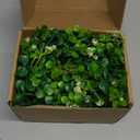 6FT Eucalyptus Garland with Flowers, 2 Pack Artificial Greenery Garland Hanging Spring Eucalyptus Garland Suitable for Table Wedding Backdrop Arch Wall Party UV Protected Indoor Outdoor Decor